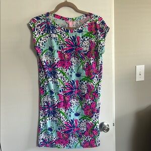 Lilly Pulitzer Pink and Purple Sheath Mini Dress